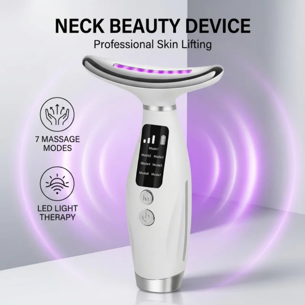Skincare Glowing - Nek Gezicht Lifting Massager 7 Kleuren