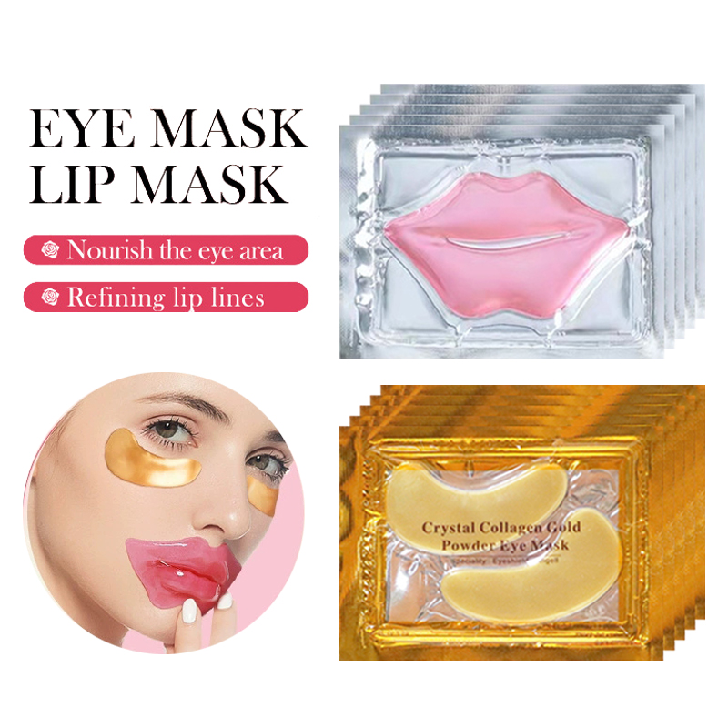 Face Mask Skincare - 10/20 Stuks Gouden Kristal Collageen Oogmasker