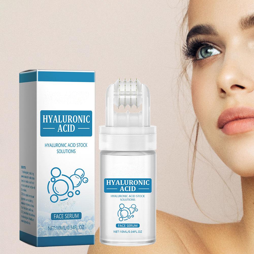 Face Moisturizer - Hyaluronzuur gezichtsserum 10 ml, met rollerapplicator,