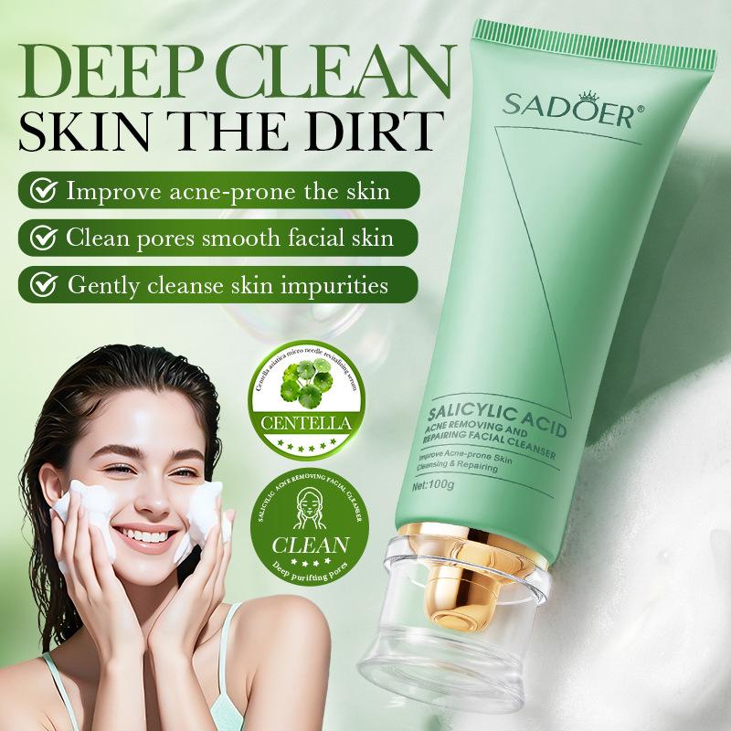 Cleanser Face - 100g Salicylzuur Gezichtsreiniger Gezichtswas Schuim Gezichtsreiniger
