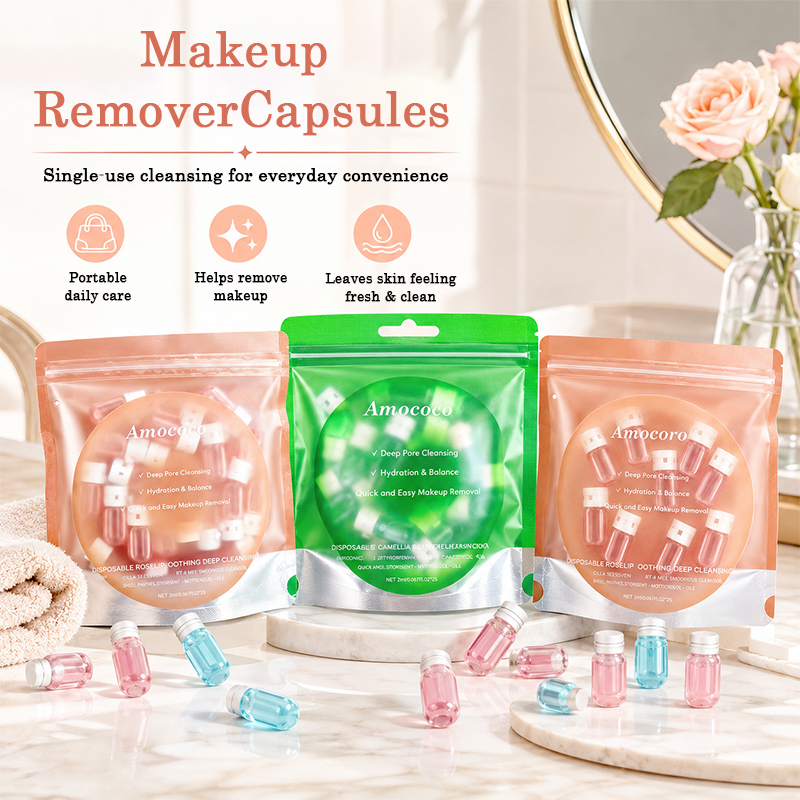 Face Oil Rosehip - Amococo 3 stuks wegwerp reinigingsolie make-up