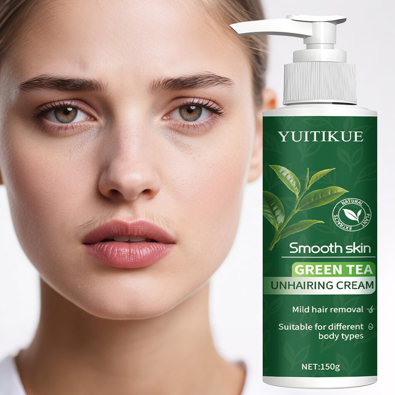 Body Lotion - YUITIKUE Groene Thee Ontharingscrème 150g, Milde