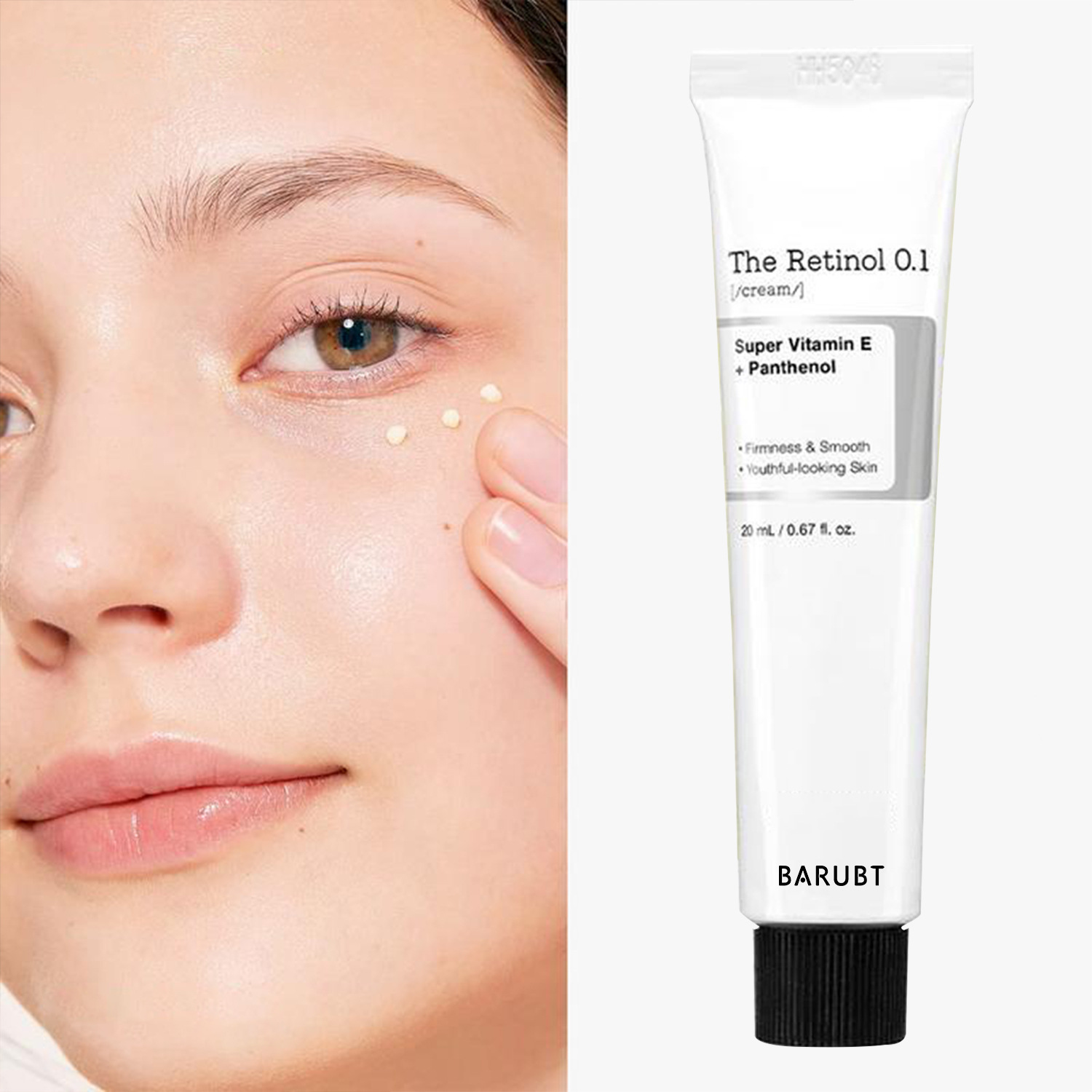 Retinol Cream - Retinol 0,1% Crème, Anti-aging oog- en