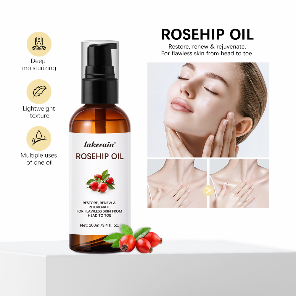 Face Oil Rosehip - Biologische Rozenbottelolie 30 ml Snel Absorberende