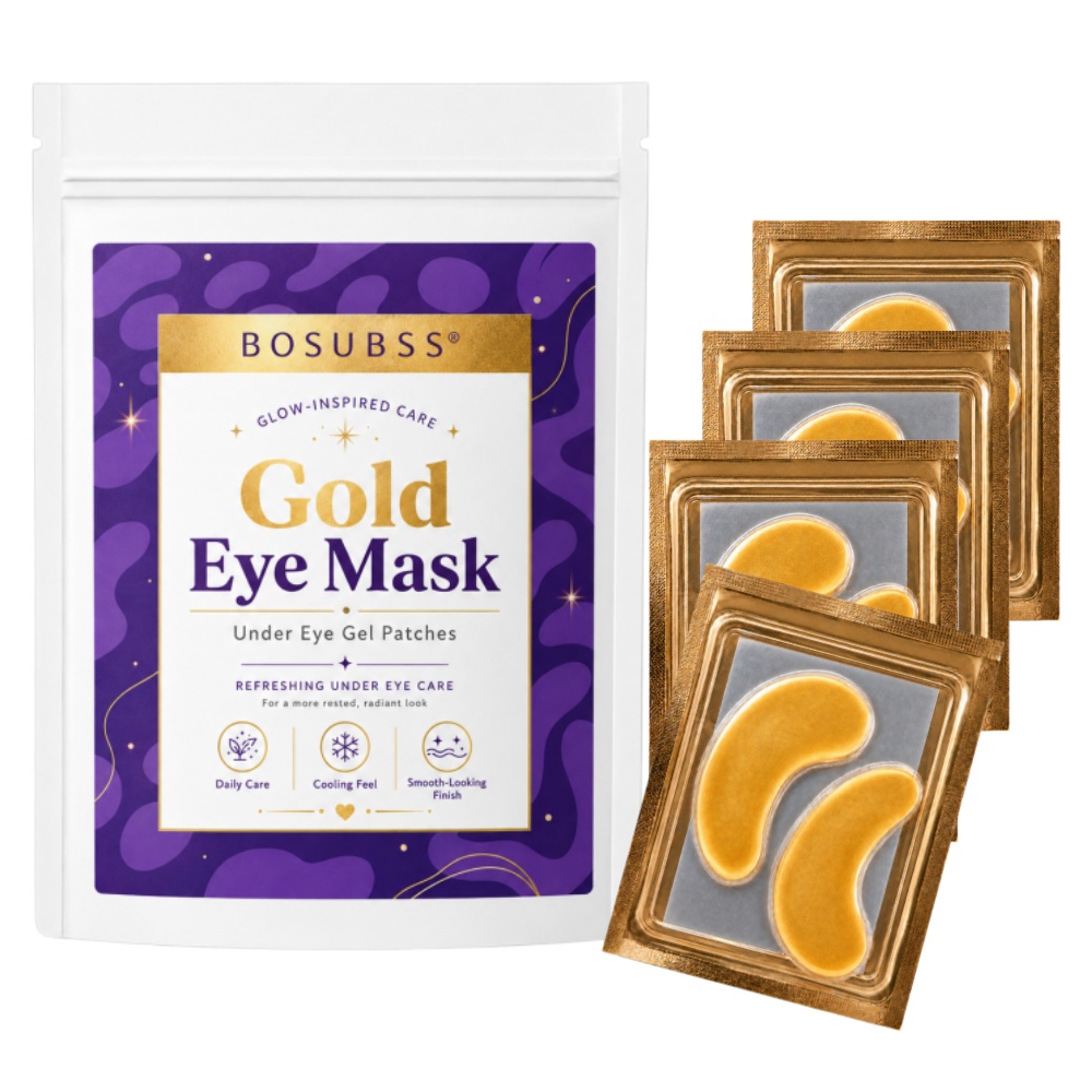 Face Oil - BOSUBSS 24K Gouden Oogmasker, Oogpatches voor