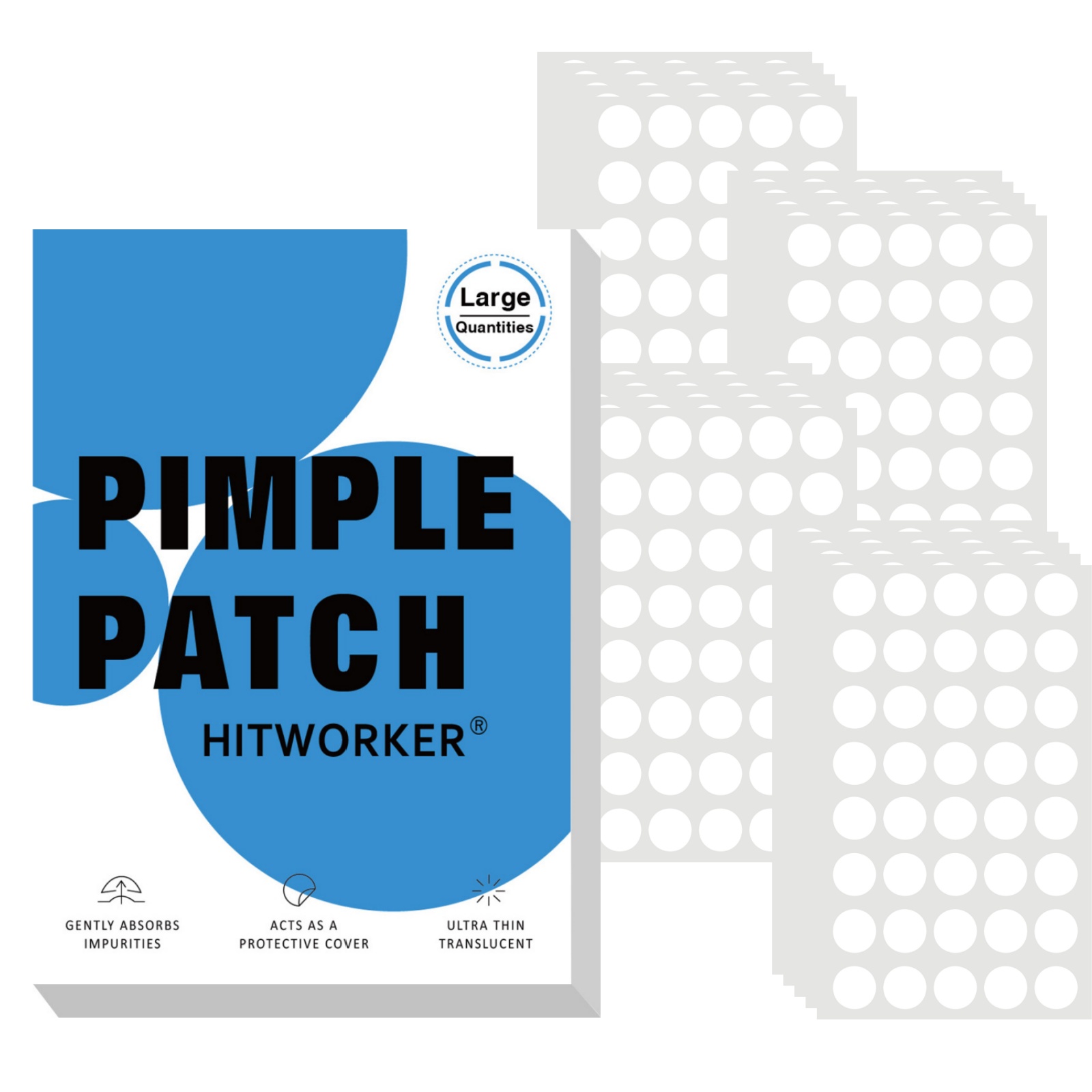 Skincare China - 800 stuks Hydrocolloïde Acne Pimple Patches,
