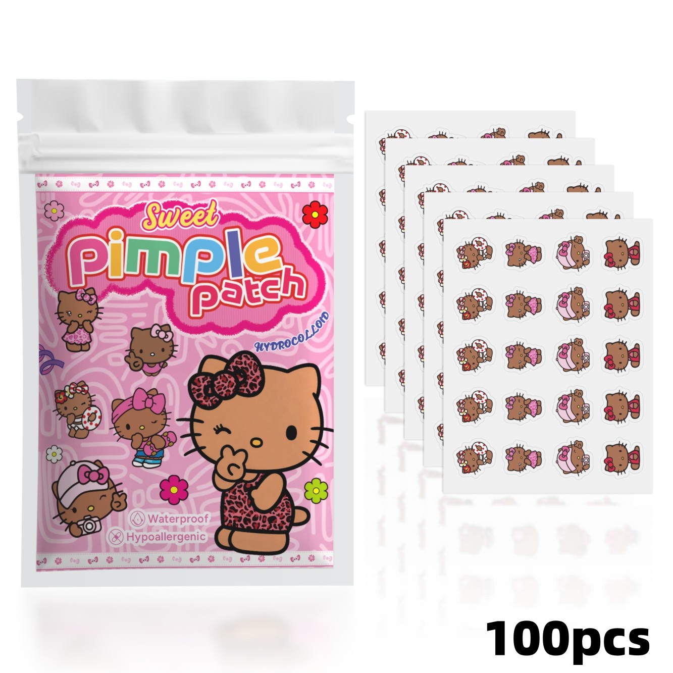 100 STKS hello kitty acnepleis - Face Moisturizer recensie en prijs