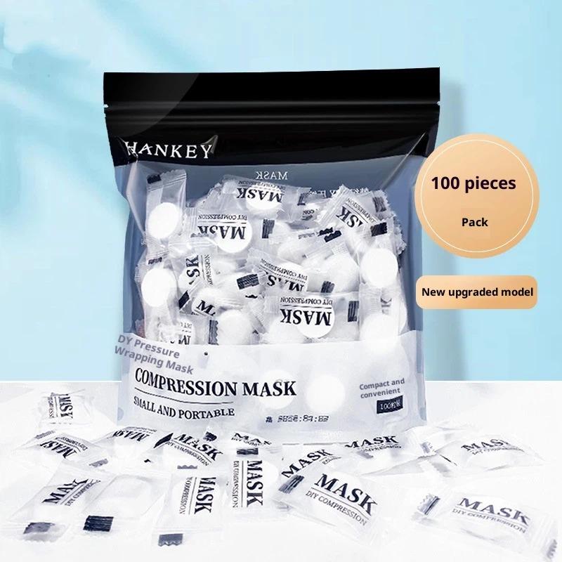 **100 stuks wegwerp gecomprime - Face Mask Skincare recensie en prijs