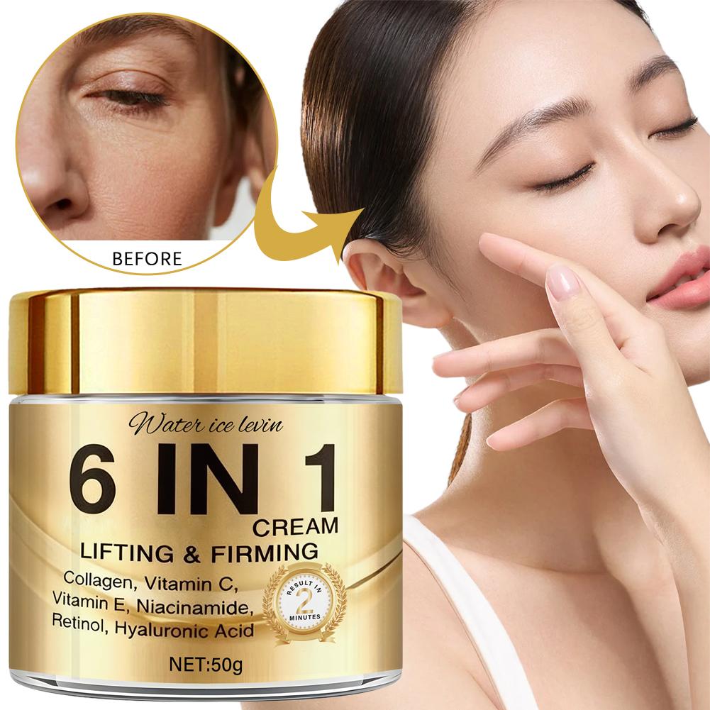 6 IN 1 Collageen Gezichtscrème - Vitamin C Serum recensie en prijs