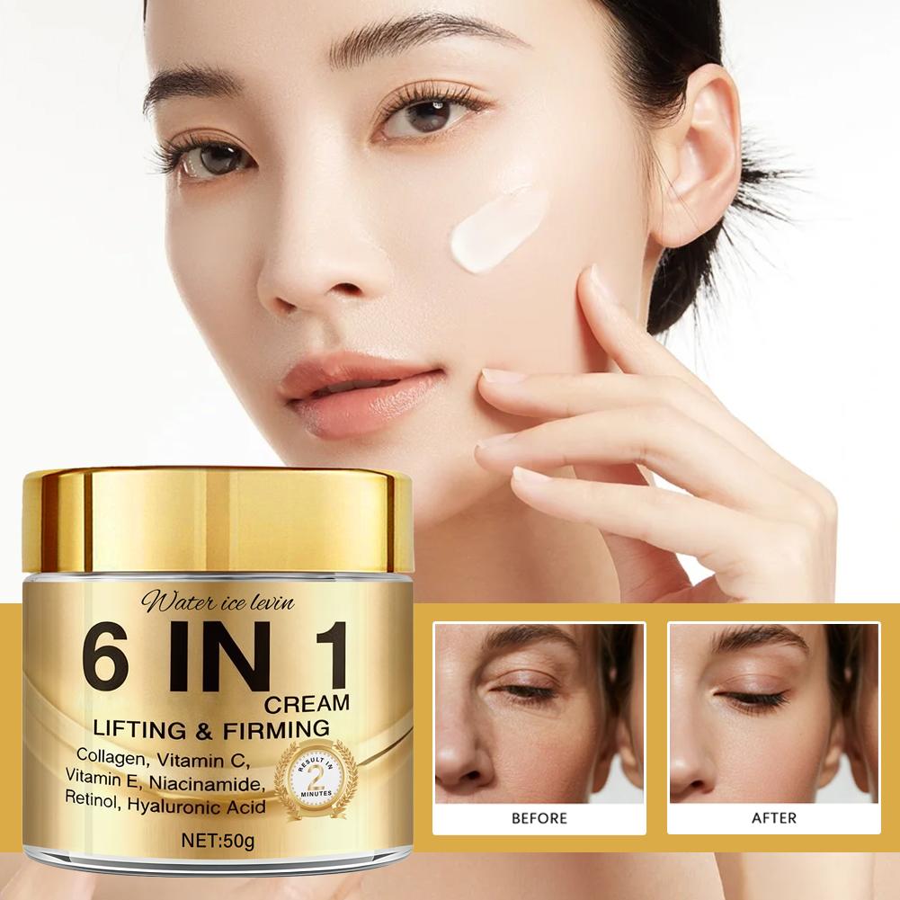 6 IN 1 Collageen Gezichtscrème - Vitamin C Serum recensie en prijs