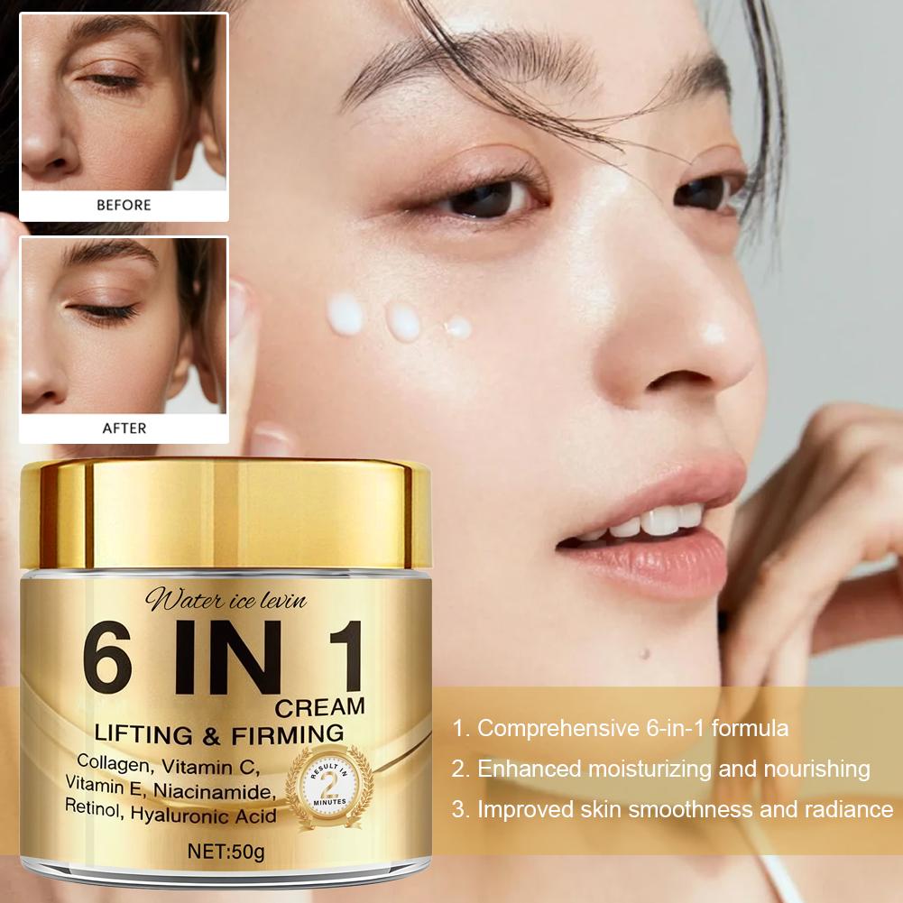 6 IN 1 Collageen Gezichtscrème - Vitamin C Serum recensie en prijs