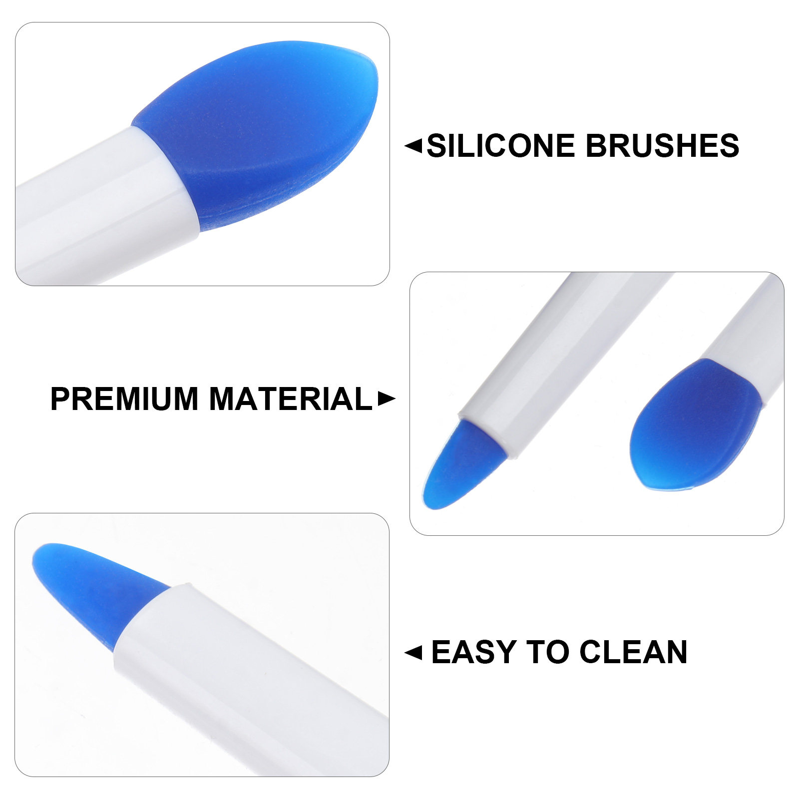 1 set siliconen lippenkwasten, - Lip Balm recensie en prijs
