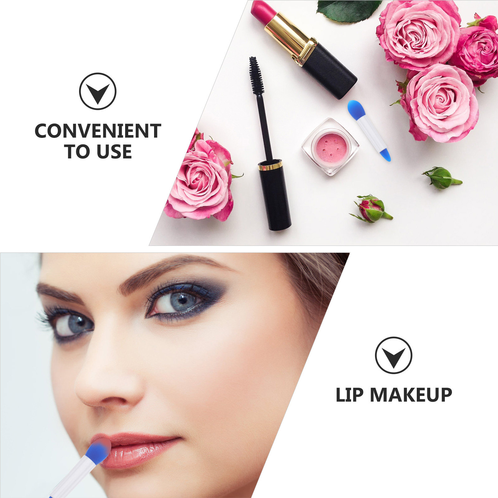 1 set siliconen lippenkwasten, - Lip Balm recensie en prijs