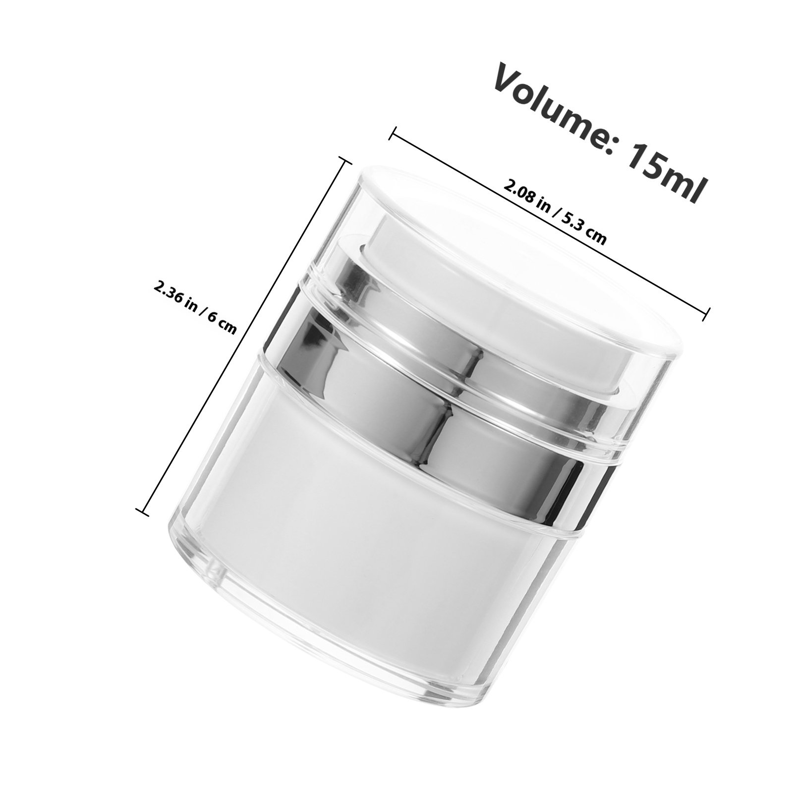 2 stuks 15ml lege potjes, klei - Body Lotion recensie en prijs