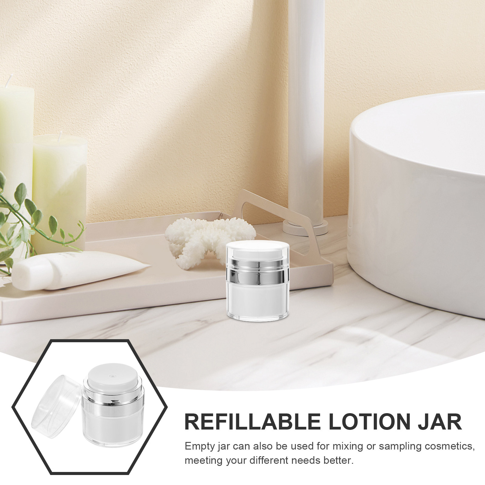 2 stuks 15ml lege potjes, klei - Body Lotion recensie en prijs