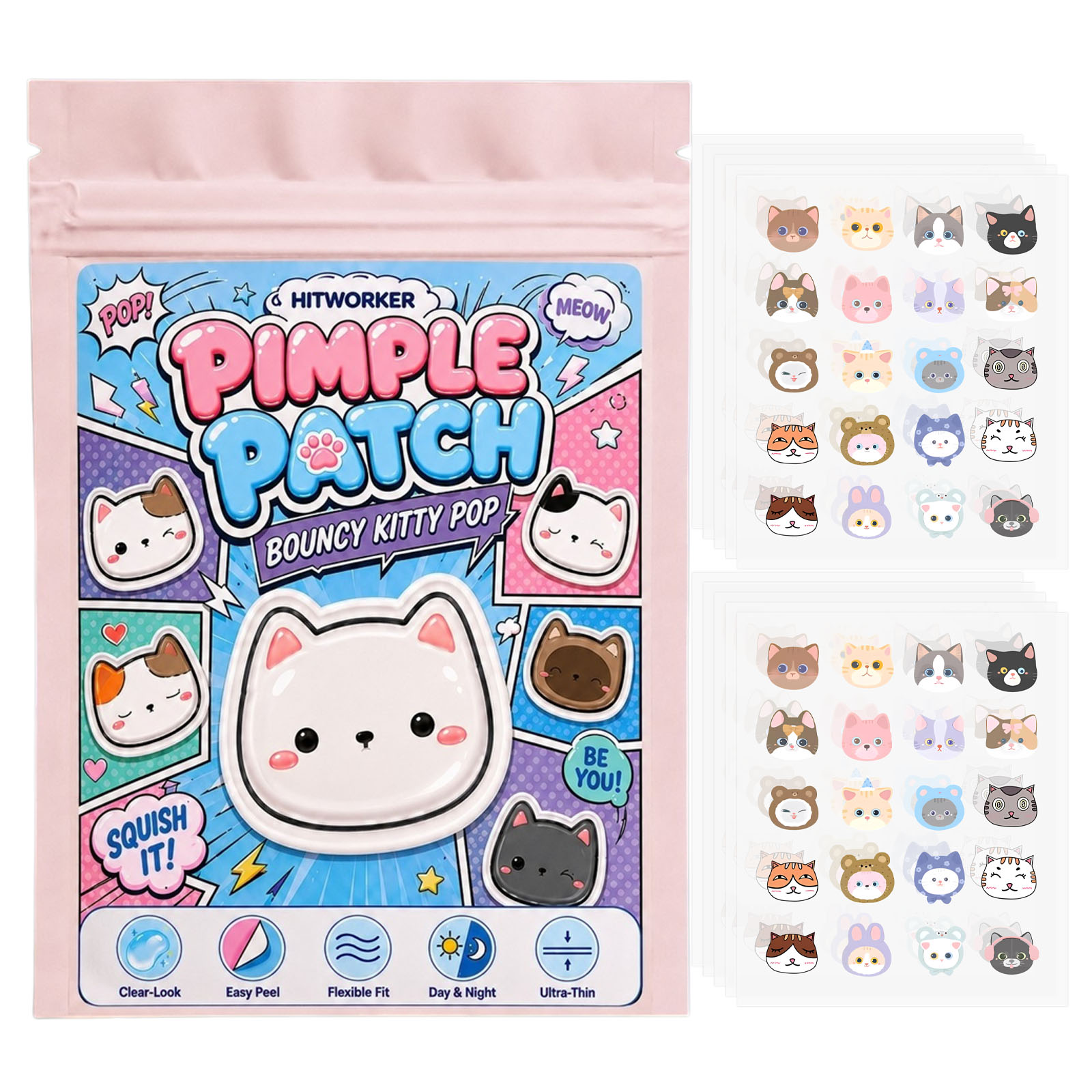 100 stuks schattige katten pui - Night Cream recensie en prijs